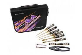 ARROWMAX TOOL SET 1/10 TOURING BLACK GOLDEN / AM199444