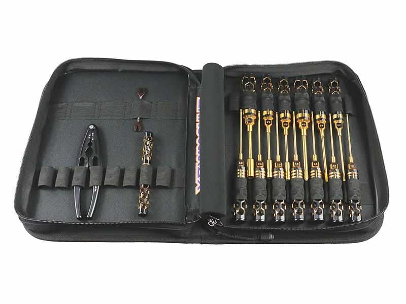 Arrowmax AM TOOLSET FOR OFFROAD (16PCS) WITH TOOLS BAG BLACK GOLDEN / AM199443