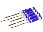 Arrowmax PHILLIPS SCREWDRIVER SET 3.5 5.0 & 5.8 X 120MM + FLAT HEAD SCREWDRIVE / AM290901Arrowmax