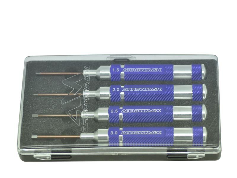 Arrowmax MINI TOOL SET 4 PIECES WITH PLASTIC CASE / AM290911Arrowmax