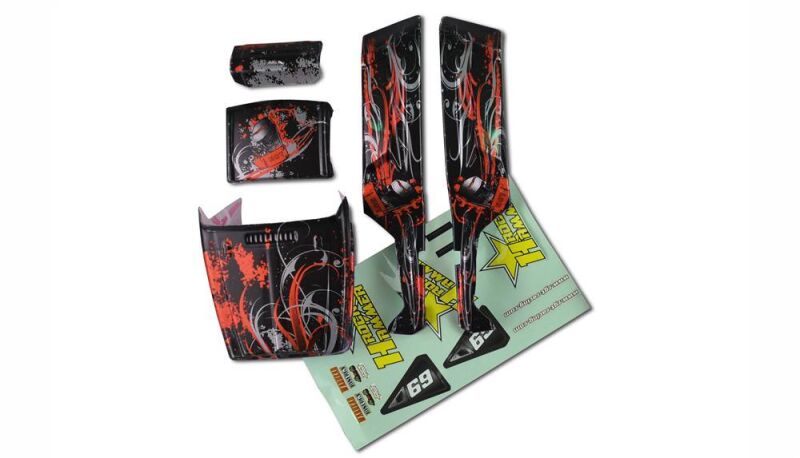 Amewi Karosserie rot RockHammer / 004-13660