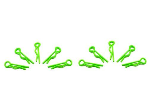 ARROWMAX small body clip 1/10 - fluorescent green (10) / AM103103