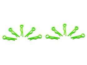 ARROWMAX small body clip 1/10 - fluorescent green (10) /...