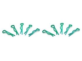 ARROWMAX small body clip 1/10 - metallic green (10) /...