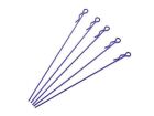 ARROWMAX extra long body clip 1/10 - metallic purple (5) / AM103133