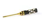 ARROWMAX Flat Head Screwdriver 5.0 X 100mm Black Golden / AM430151-BG