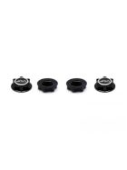 ARROWMAX Alu 1/8th Wheel Nuts Closed End / Lightweight (Black) (4) / AM030005B