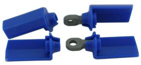 RPM RC10 Dämpfer-Schutz-Guards blau / RPM80575