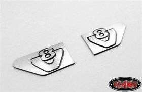 RC4WD Side Metal v8 Logo for Tamiya 1/14 Scania /...