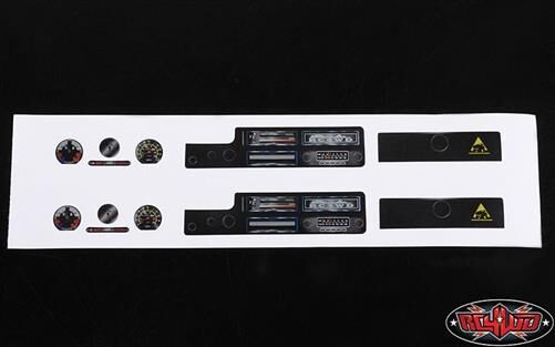 RC4WD Mojave II Decal Sheet / RC4ZB0111