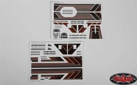 RC4WD Complete Graphic Decal Set for Cruiser Body /...