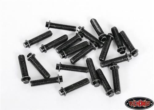 RC4WD Miniature Scale Hex Bolts (M3x12mm) (Black) / RC4ZS0690