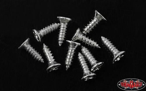 RC4WD Flat Head Self Tapping Screw 1.6 X 6mm (Silver) / RC4ZS1586