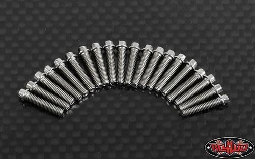 RC4WD Miniature Scale Hex Bolts (M2.5 x 12mm) (Silver) / RC4ZS1598