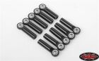 RC4WD M3/M4 Long Straight Aluminum Rod Ends (Black) (10) / RC4ZS1677