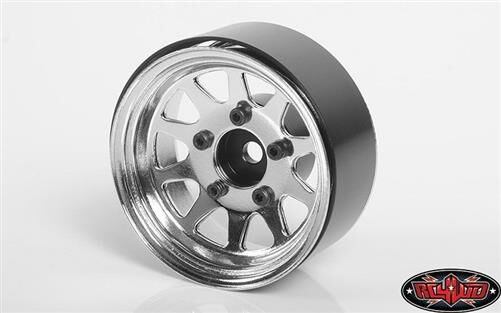RC4WD OEM Stamped Steel 1.55 Beadlock Wheels (Chrome) / RC4ZW0264