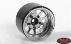 RC4WD Deep Dish Wagon 1.55 Stamped Steel Beadlock Wheels (Chrome) / RC4ZW0285