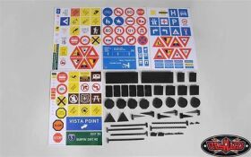 RC4WD Scale Signs Set / RC4ZX0035