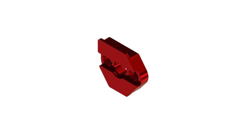 Arrma Ersatzteil Sliding Motor Mount Plate 50 Series (Red) / ARA320538