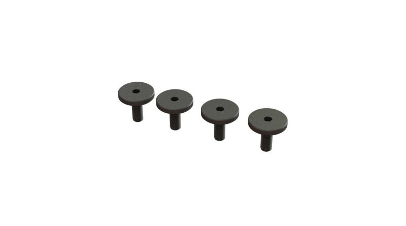 Arrma Ersatzteil Large Head Screw M3x8mm (4) / ARA727308
