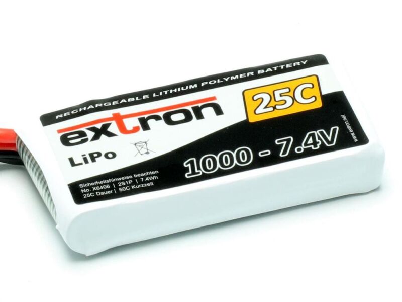 Extron LiPo Akku X2 1000 7,4V (25C | 50C) / X6406