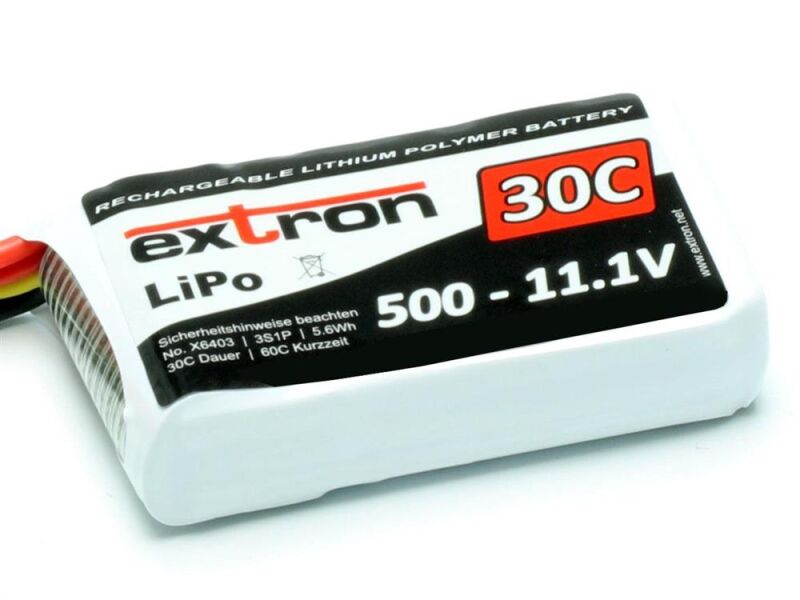 Extron LiPo Akku X2 500 11,1V (30C | 60C) / X6403