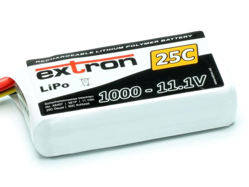 Extron LiPo Akku X2 1000 11,1V (25C | 50C) / X6407