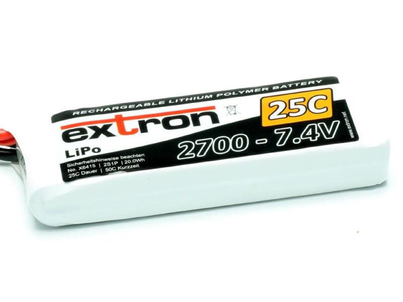 Extron LiPo Akku X2 2700 7,4V (25C | 50C) / X6415