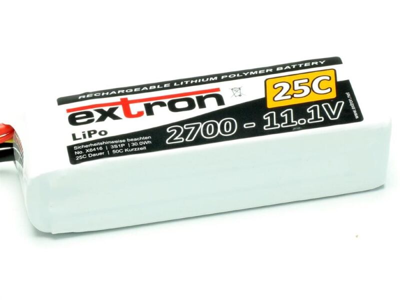 Extron LiPo Akku X2 2700 11,1V (25C | 50C) / X6416
