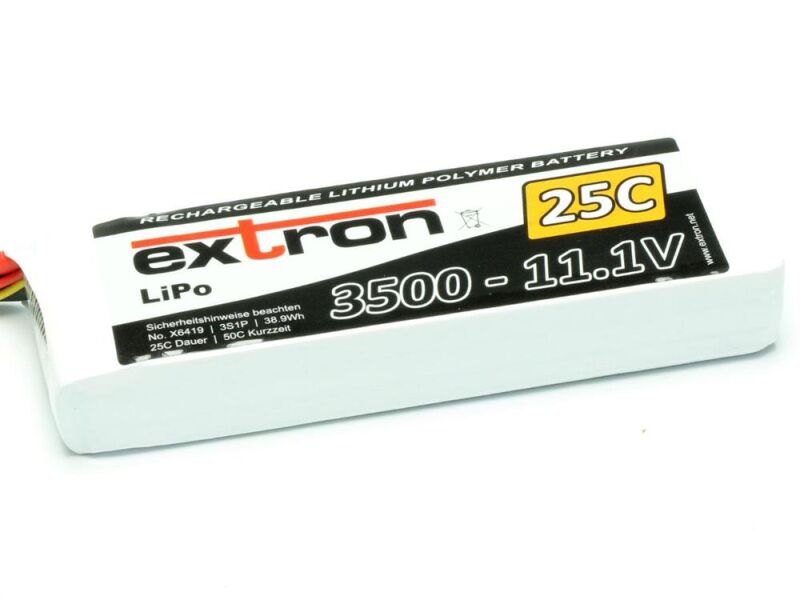 Extron LiPo Akku X2 3500 11,1V (25C | 50C) / X6419
