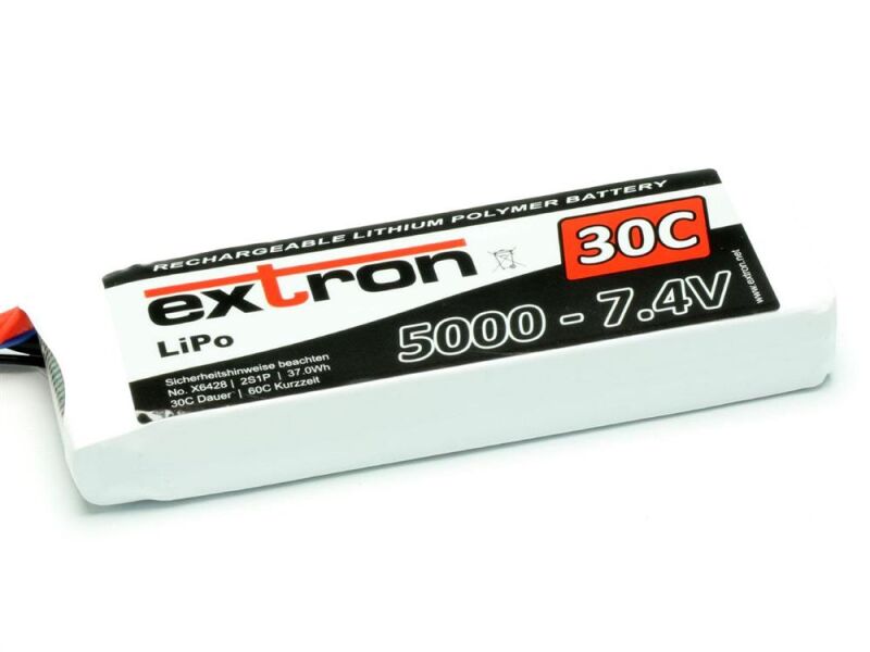 Extron LiPo Akku X2 5000 7,4V (30C | 60C) / X6428