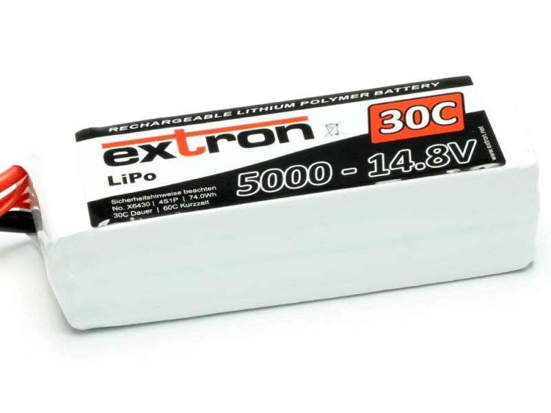 Extron LiPo Akku X2 5000 14,8V (30C | 60C) / X6430