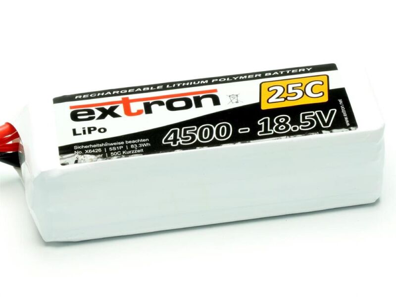 Extron LiPo Akku X2 4500 18,5V (25C | 50C) / X6426