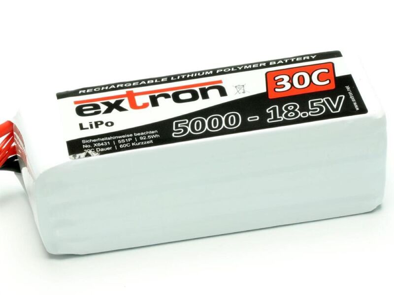 Extron LiPo Akku X2 5000 18,5V (30C | 60C) / X6431