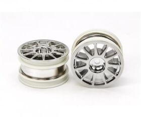 TAMIYA T3-01/M-Chassis 11-Sp.-Felgen Chrom (2) / 300054824