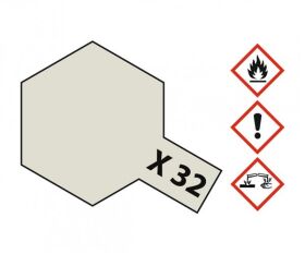 TAMIYA X-32 Titanium Silber glänzend 23ml / 300081032