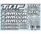 TAMIYA TRF Sticker-Set schwarz/weiss / 300042164