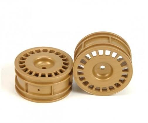 TAMIYA 1:10 Felgen (2) Rally-Dish gold 26mm / 300440075