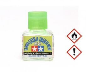 TAMIYA Plastikkleber 40ml Quick extrad. Tamiya / 300087182