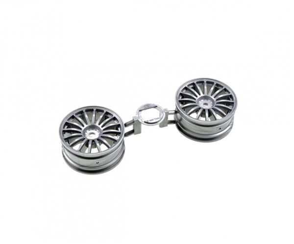 TAMIYA 1:10 Felgen (2) 16-Speichen grau 26mm / 300445605