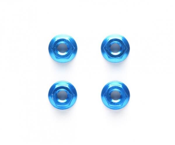 TAMIYA TRF Alu Radmutter geriffelt M4 Bl.el.(4) / 300042143