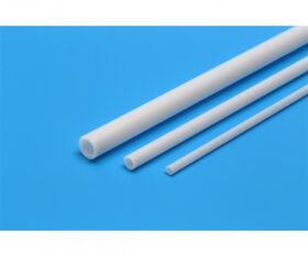 TAMIYA Rohrprofil 5mm (5) 400mm weiß Kst. / 300070220
