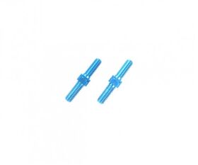 TAMIYA Alu Li/Re-Gewindestangen 3x18mm (2) blau / 300054247