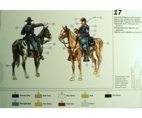 Italeri 1:72 Vereinte Kavallerie 1863 / 510006013