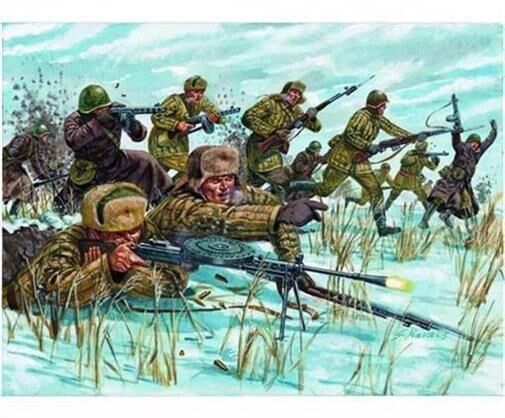 ITALERI 1:72 WW2 - Russ.Infanterie(Winter Unif.) / 510006069