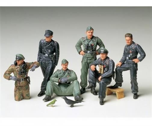 TAMIYA 1:35 Fig-Set Dt. Pz-Besatz. i. Rast (6) / 300035201