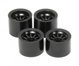 TAMIYA F104 Felgen (4) schwarz für Moosgummi /...