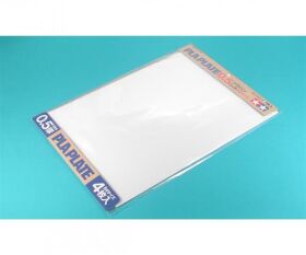 TAMIYA Kst-Platte 0,5mm (4) weiß 257x364mm / 300070123