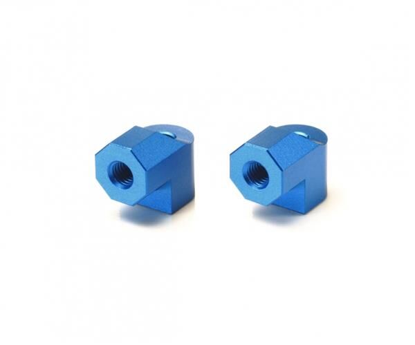 TAMIYA TA07 Alu Halterung Motorträger (2) Blau / 300054725