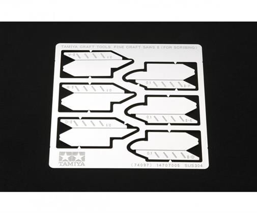 TAMIYA Fotoätz-Sägeblatt 0,1mm (2x3) reißen / 300074097